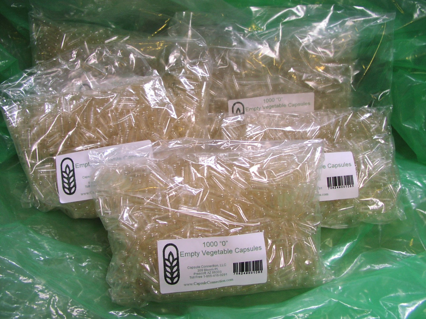 Capsule Connection Empty Vegetable Capsules (Size 0), 5000 Capsules