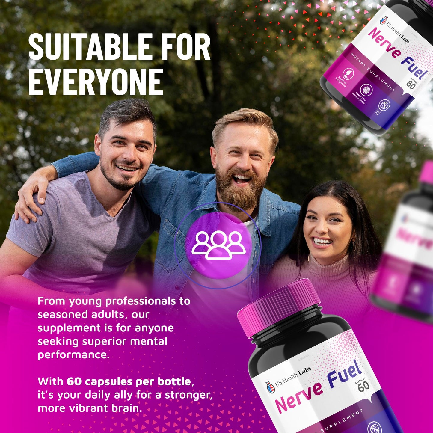 LIVORKA Nerve Fuel Capsules, 300 Capsules