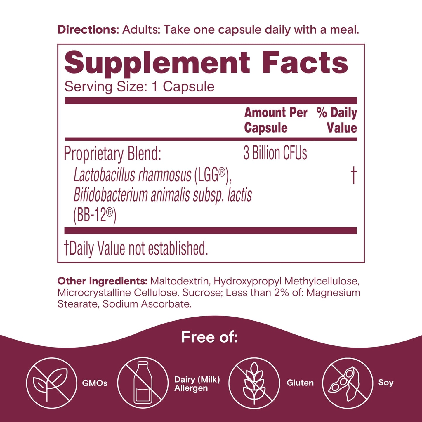 Phillips' Colon Health Daily Probiotic Capsules, 60 Count
