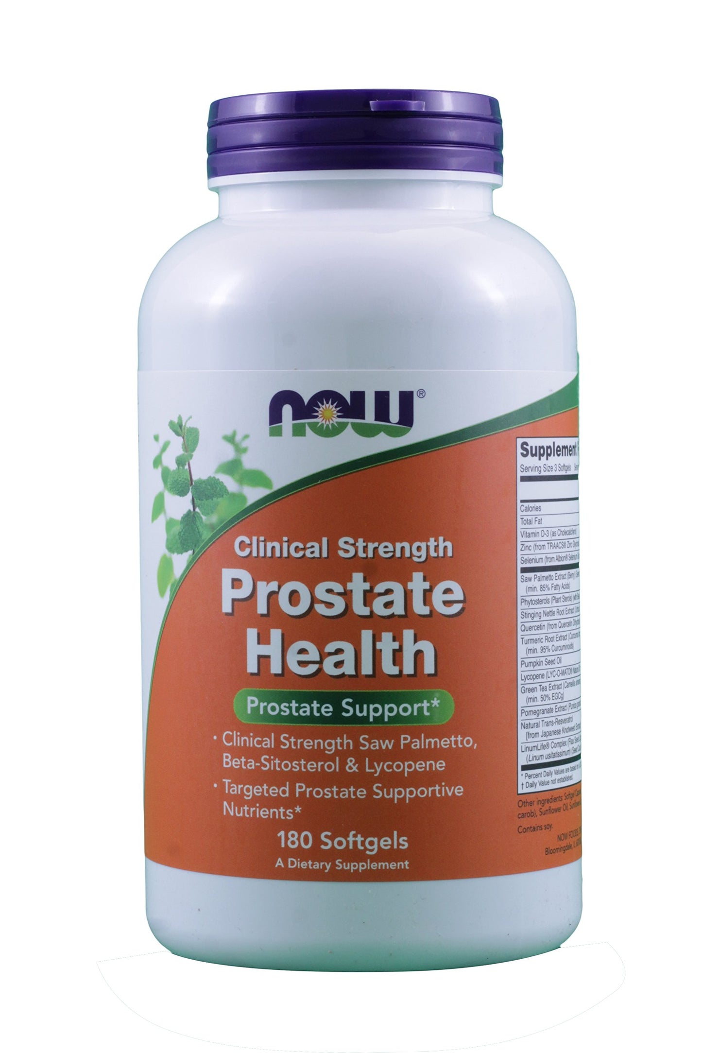 NOW Foods Clinical Strength Prostate Health Softgel 180-count