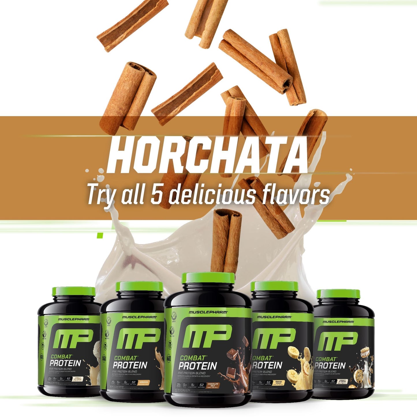 Muscle Pharm Combat Protein Powder, 68 Servings