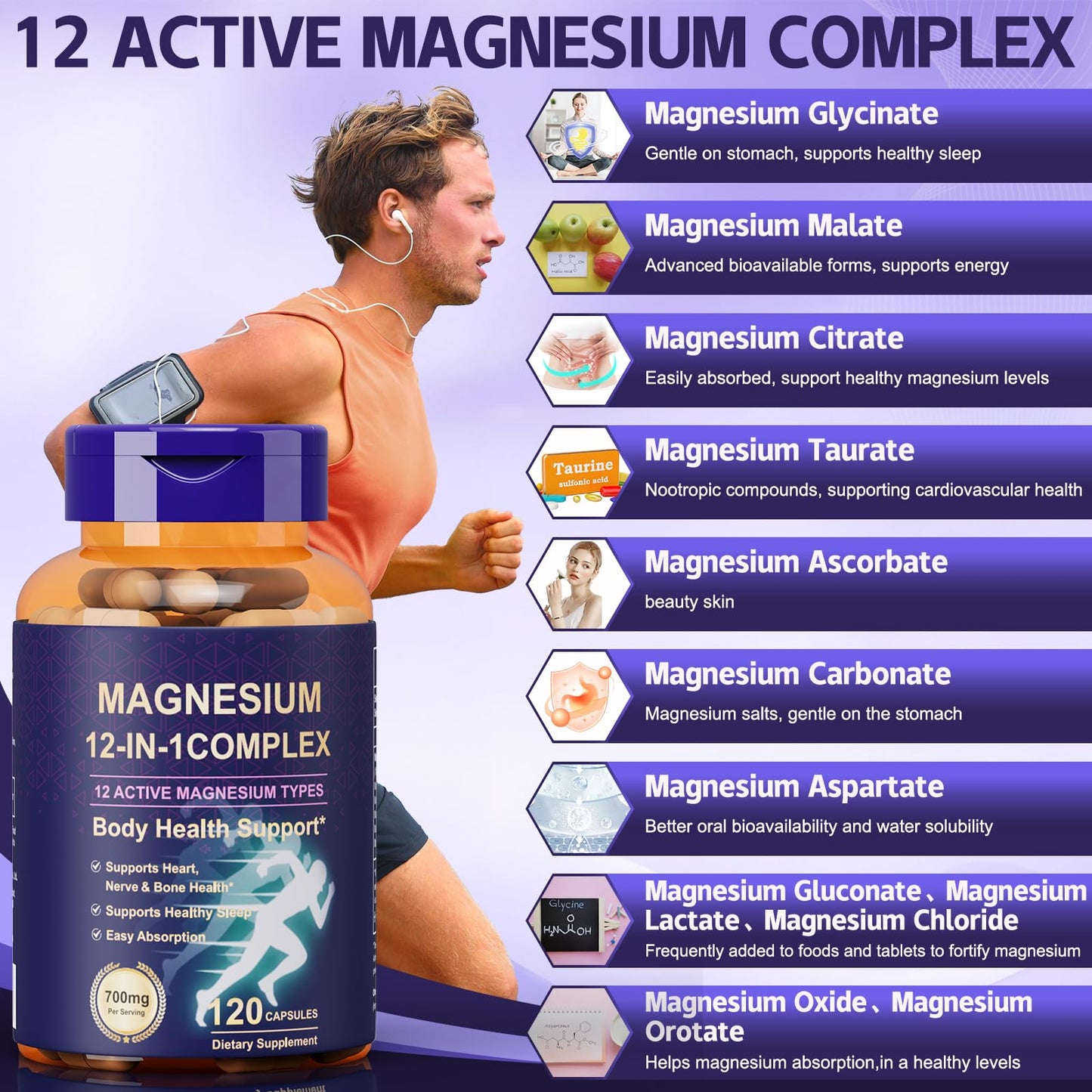 Dr. HR Magnesium Complex Supplement Capsule, 1 Count