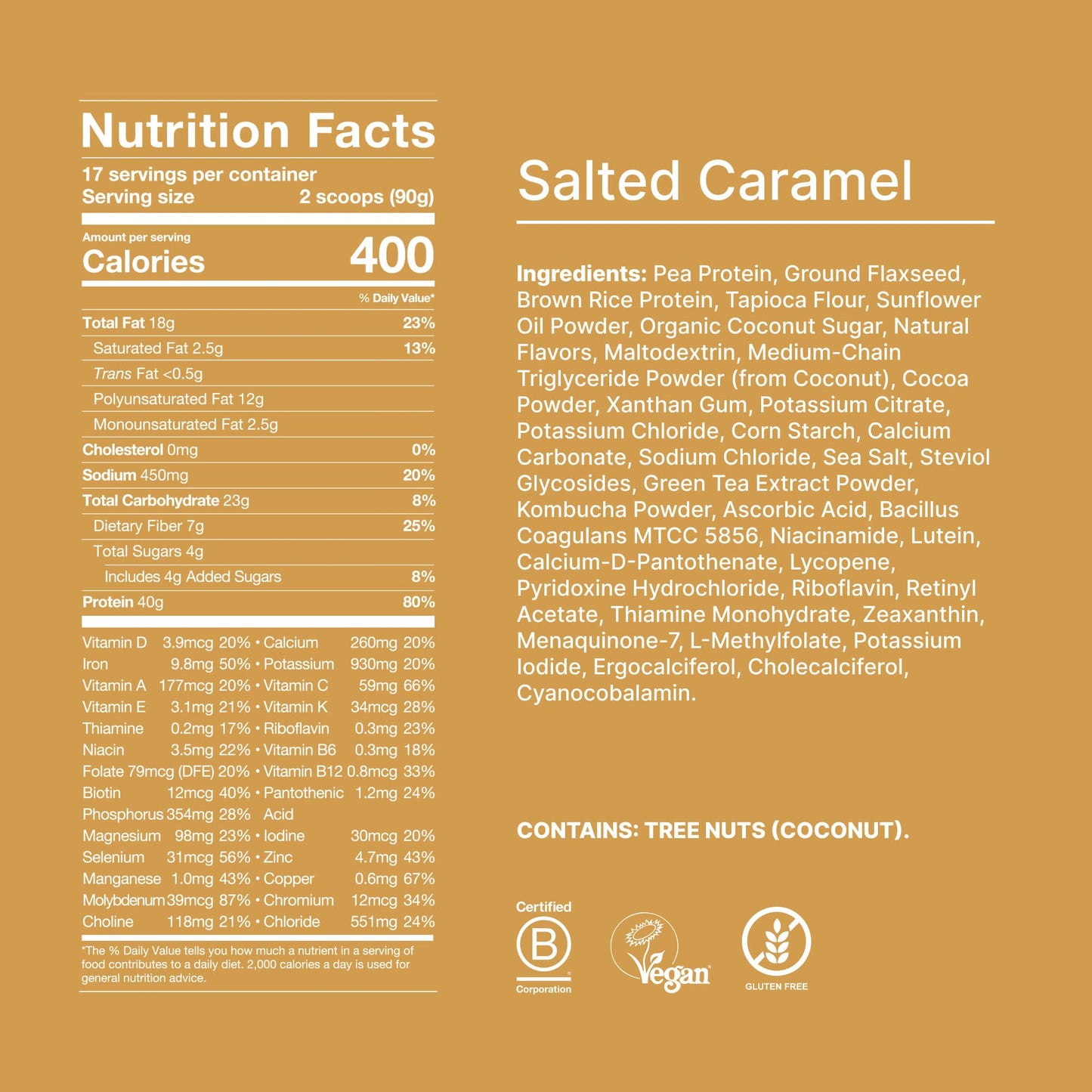 Huel Black Edition Salted Caramel 40g Vegan Protein Powder 53.96 Ounce