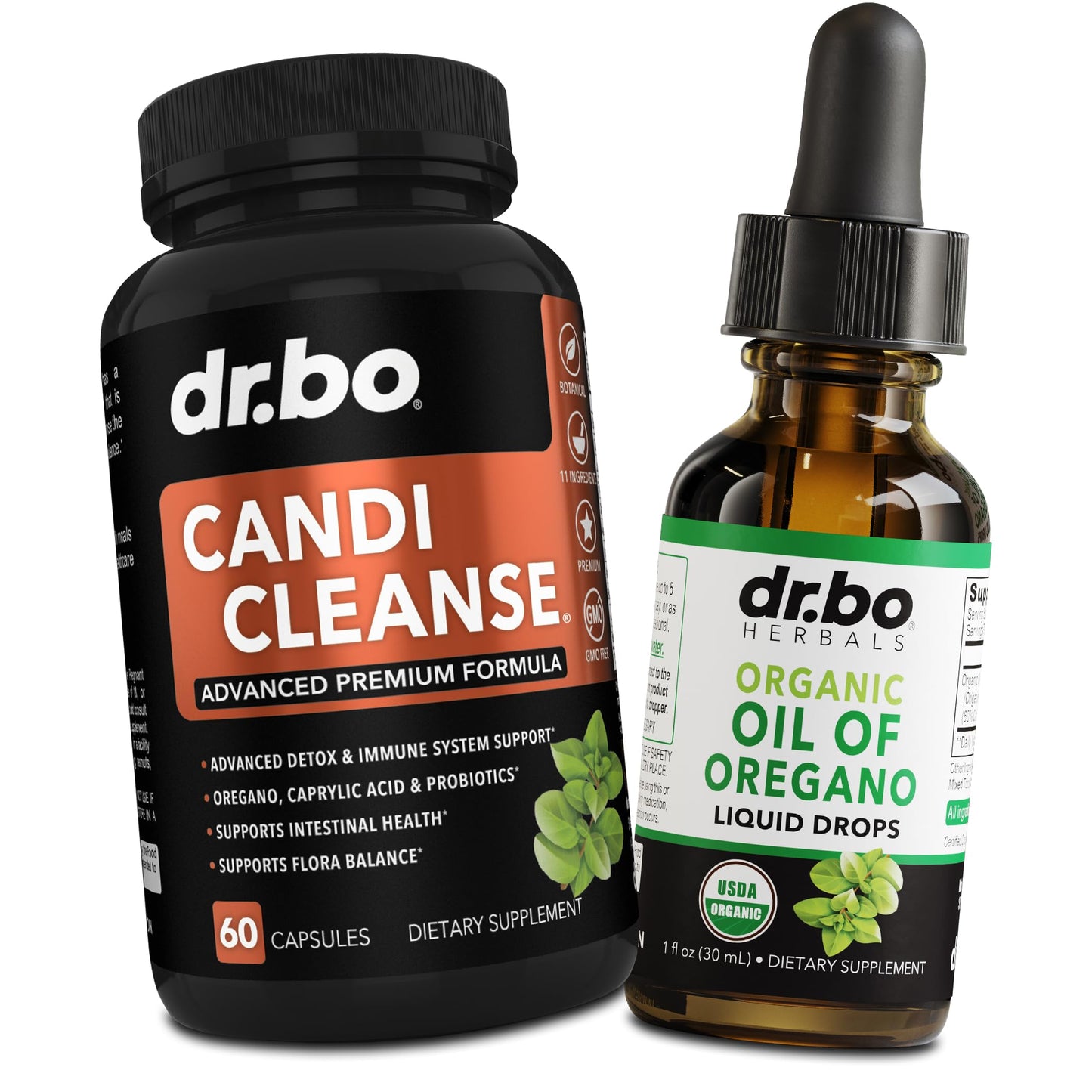DR. BO Candi Cleanse & Oregano Oil Capsule, 1 Count