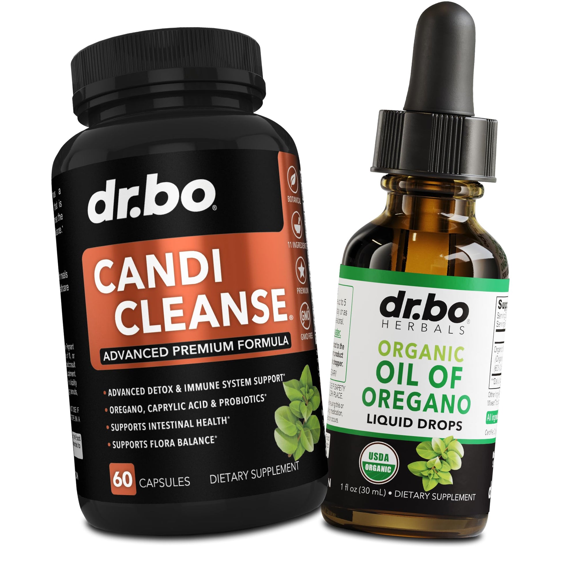 DR. BO Candi Cleanse & Oregano Oil Capsule, 1 Count
