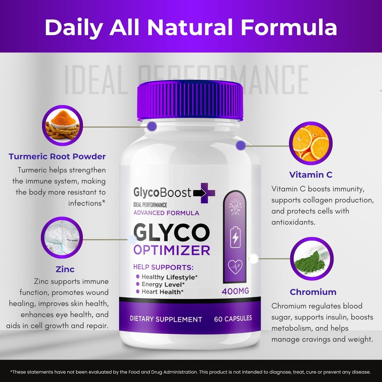 IDEAL PERFORMANCE GlycoBoost Capsule, 60 Count
