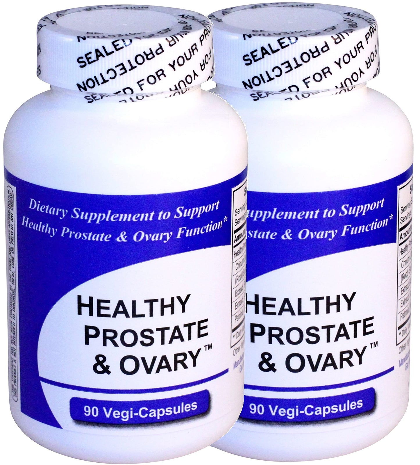 Get Well Natural, LLC Healthy Prostate and Ovary Concentrated Herbal Blend Capsules 180