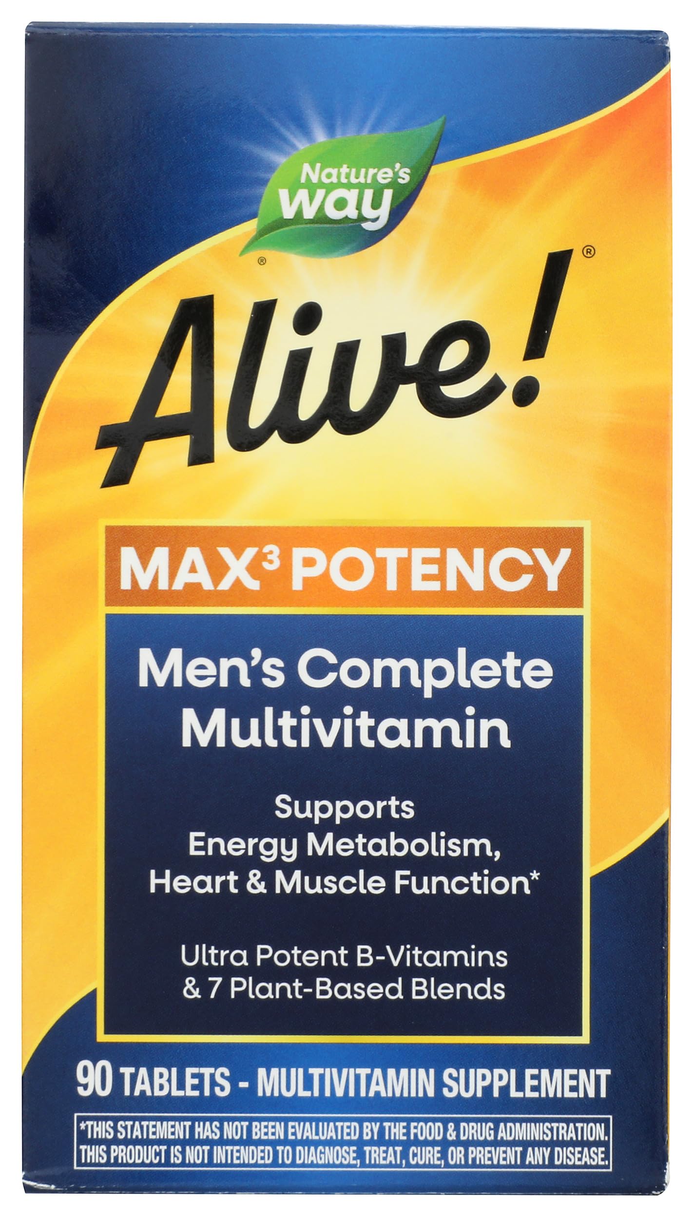 Nature's Way Multivitamin Alive Energizer Mens Tablet 90