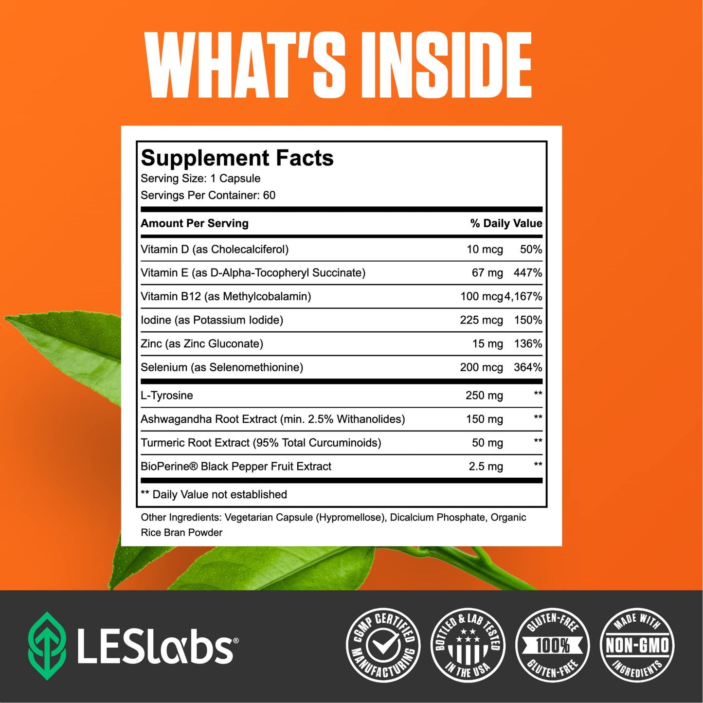 LES Labs Thyroid Support Capsule, 60 Capsules