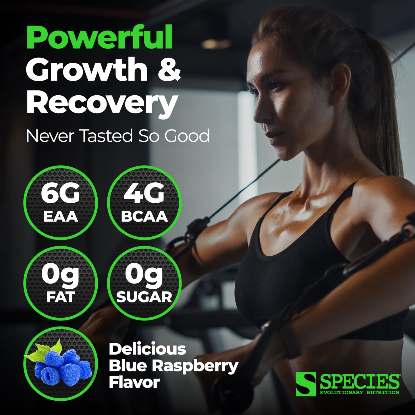 Species Nutrition Amino Evolved EAA & BCAA Powder, 1 Ounce