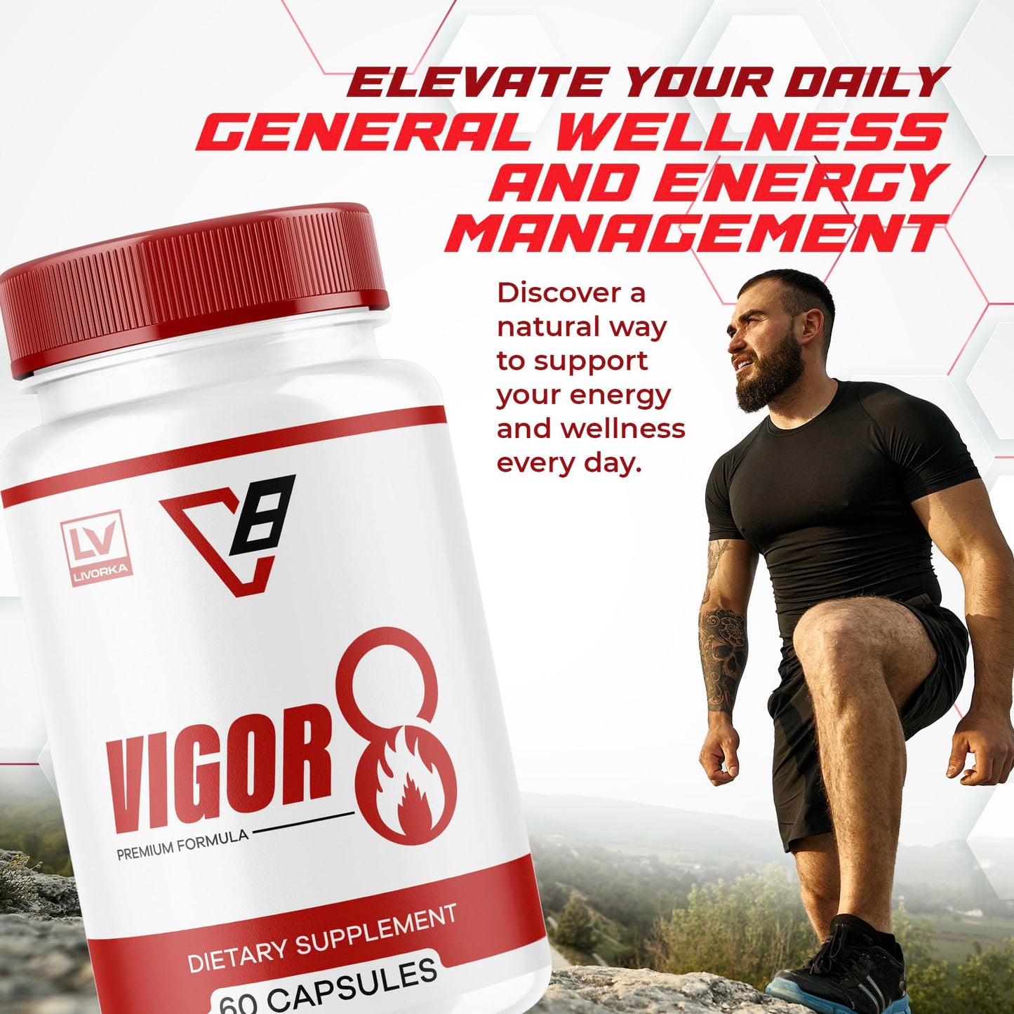 LIVORKA Vigor 8 For Men 300 Capsules