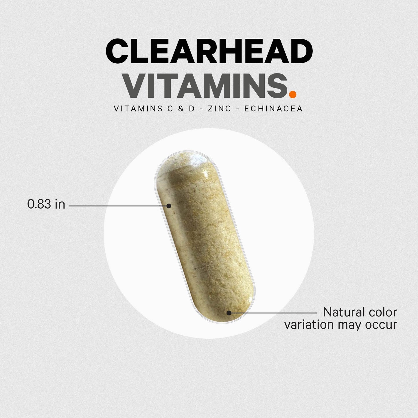 Codeage Clearhead Echinacea+ Supplement Capsules 90 Count