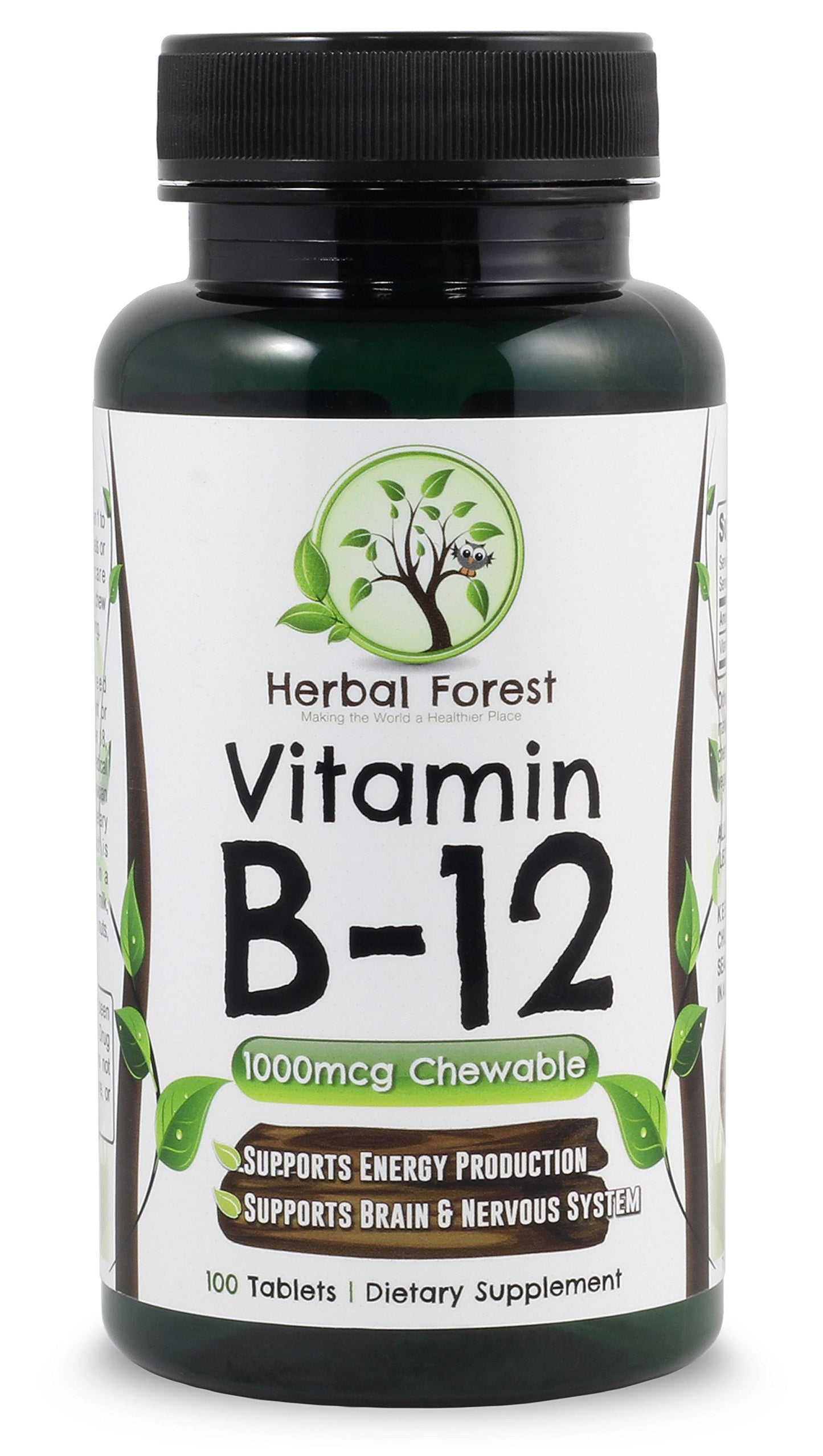 Herbal Forest Vitamin B-12 1000mcg Tablet, 1 Tablet