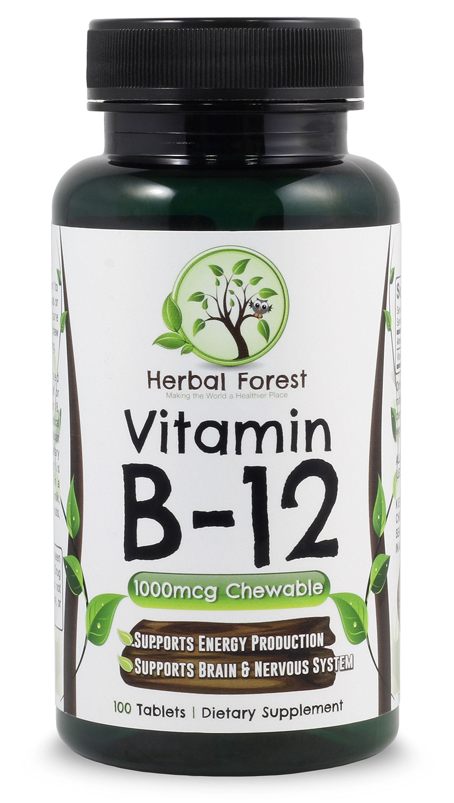 Herbal Forest Vitamin B-12 1000mcg Tablet, 1 Tablet