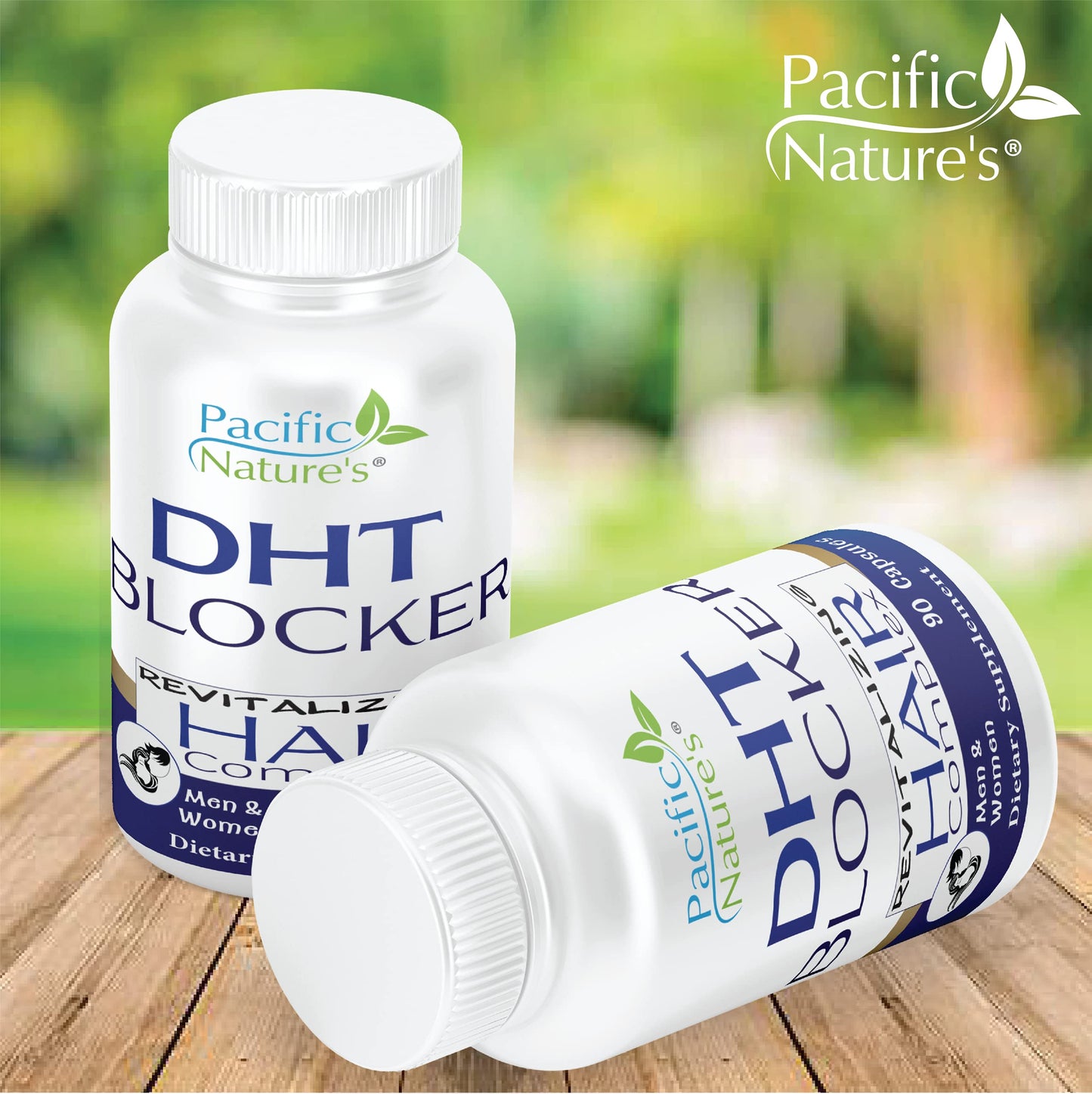Pacific Nature's DHT Blocker Revitalizing Hair Growth Supplement Capsule, 90 Count
