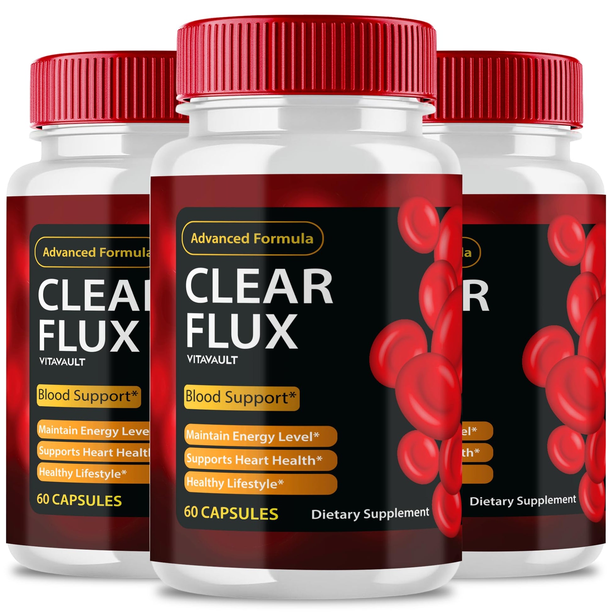 Vitavault Clear Flux Supplement, 180 Capsules
