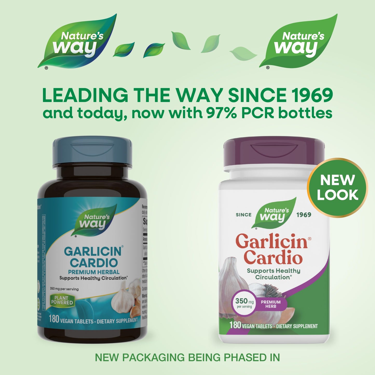Nature's Way Garlicin Cardio Tablet, 180 Tablets