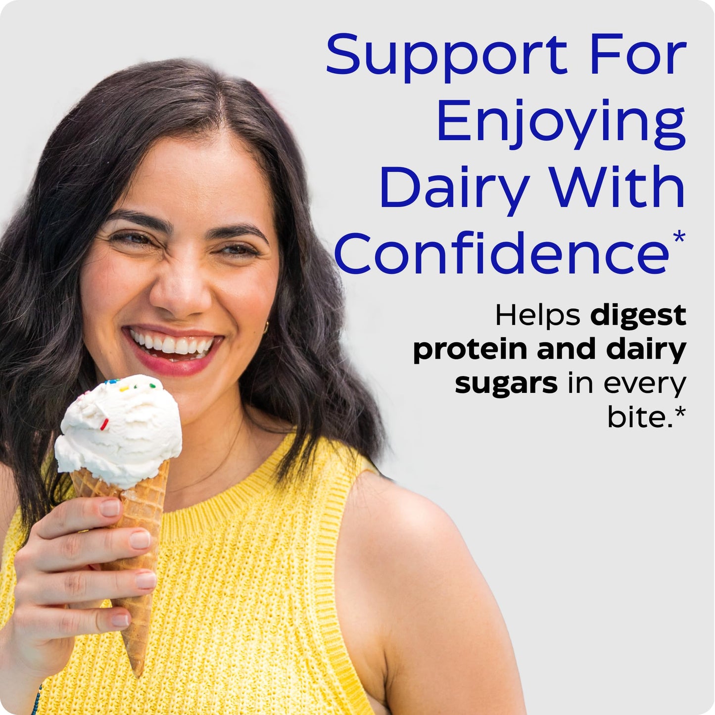 Enzymedica DairyAssist Chewable Enzymes - Lactose Intolerance Support, 60 Tablets