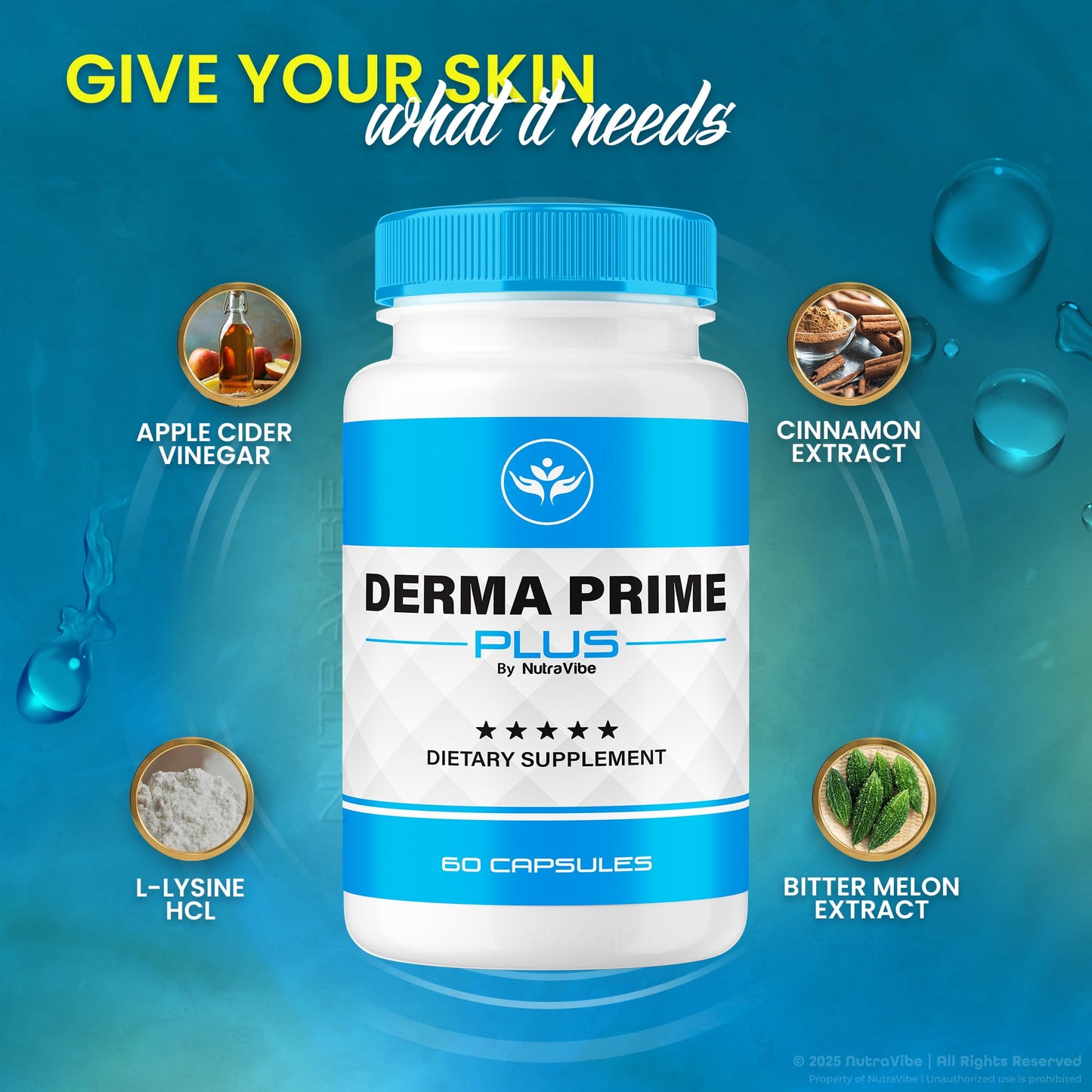 NutraRize Derma Prime Plus Capsules 180