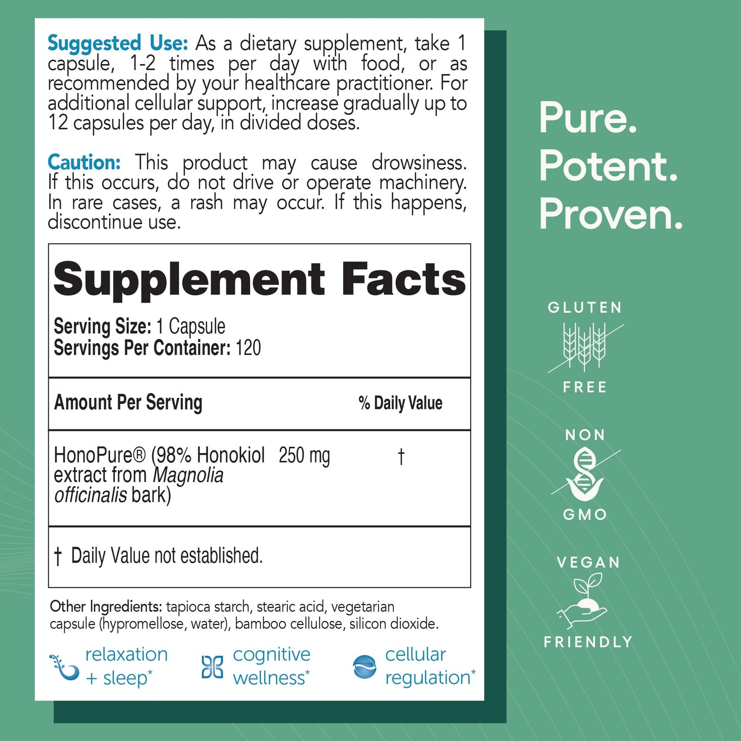 EcoNugenics HonoPure 120 Capsules