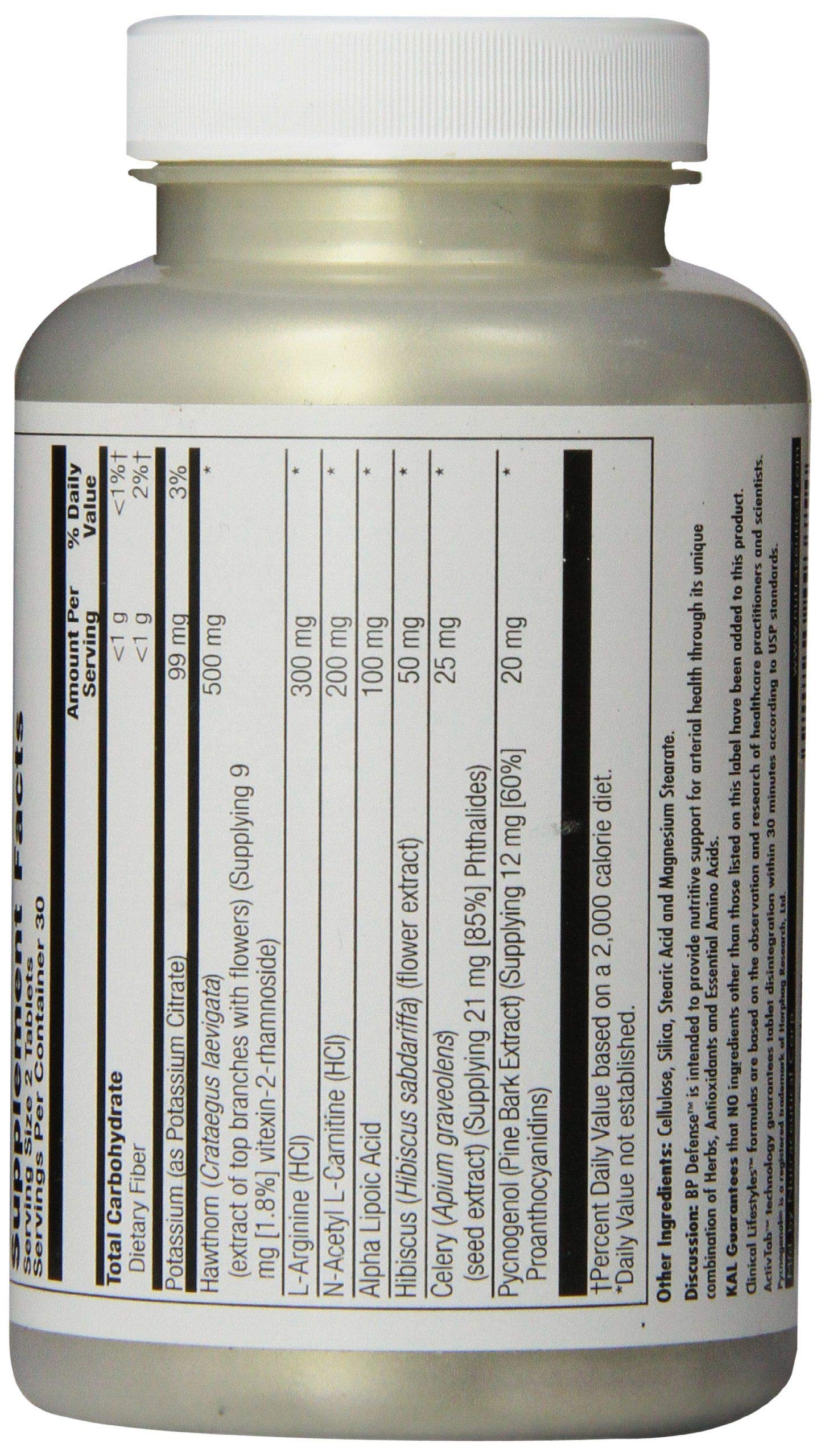 KAL BP Defense Tablets 60 Count