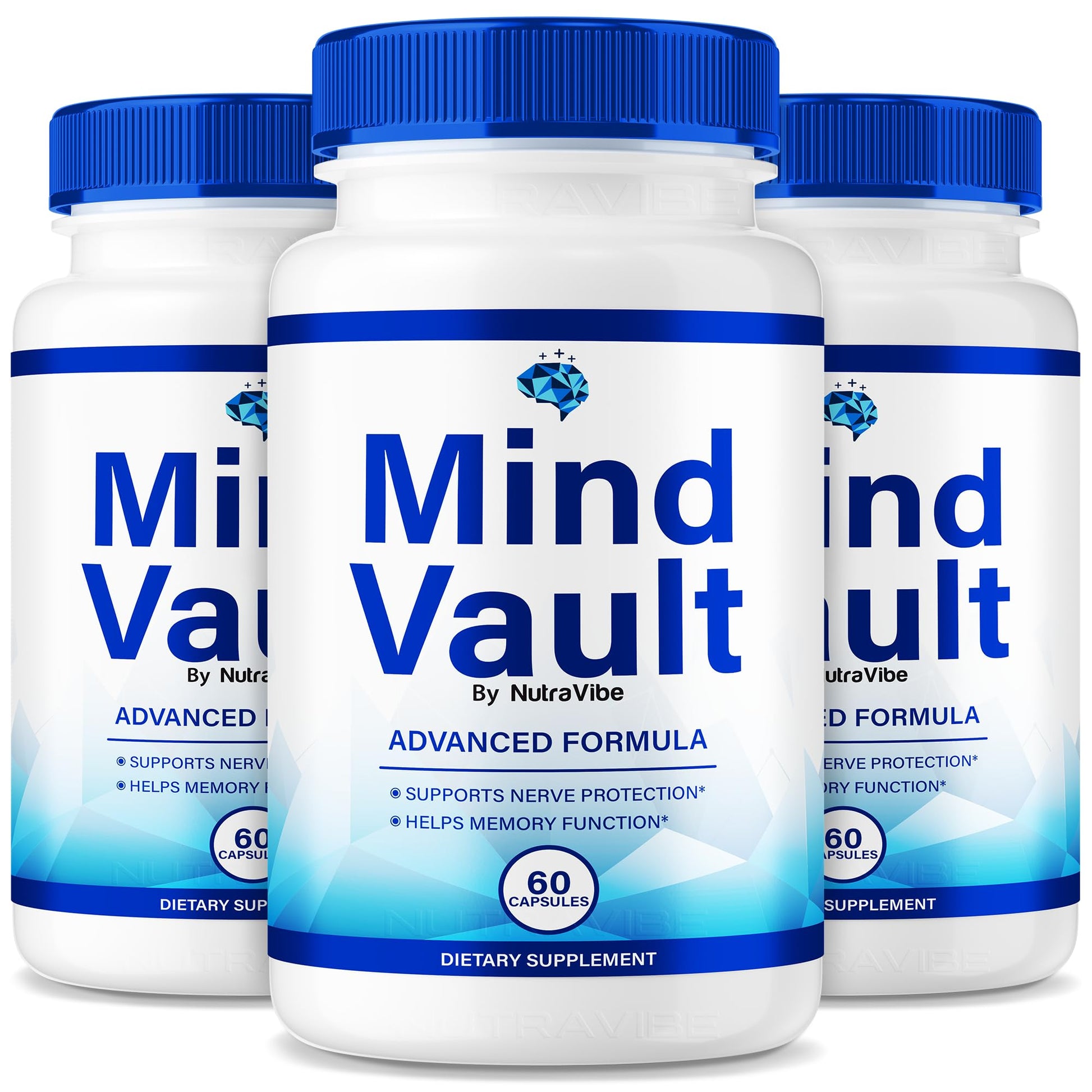 NutraVibe Mind Vault Pills Capsules 180 Capsules