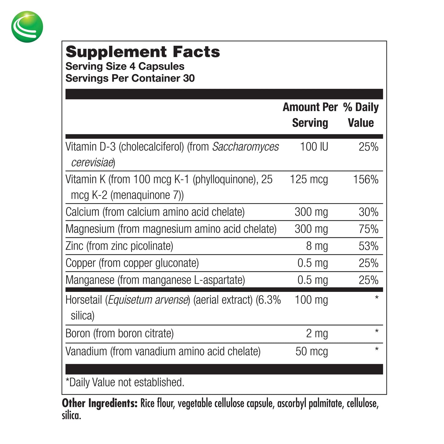 Nutra BioGenesis Osteogenesis 120 Capsules