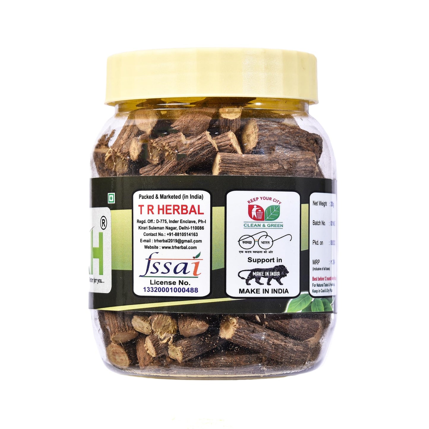TRH Mulethi Root Powder, 1 Pack