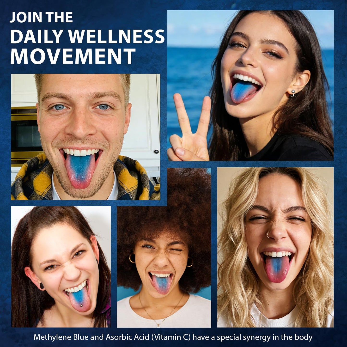 WELOSUER Methylene Blue Gummies 5mg Per Gummy, 30 Count