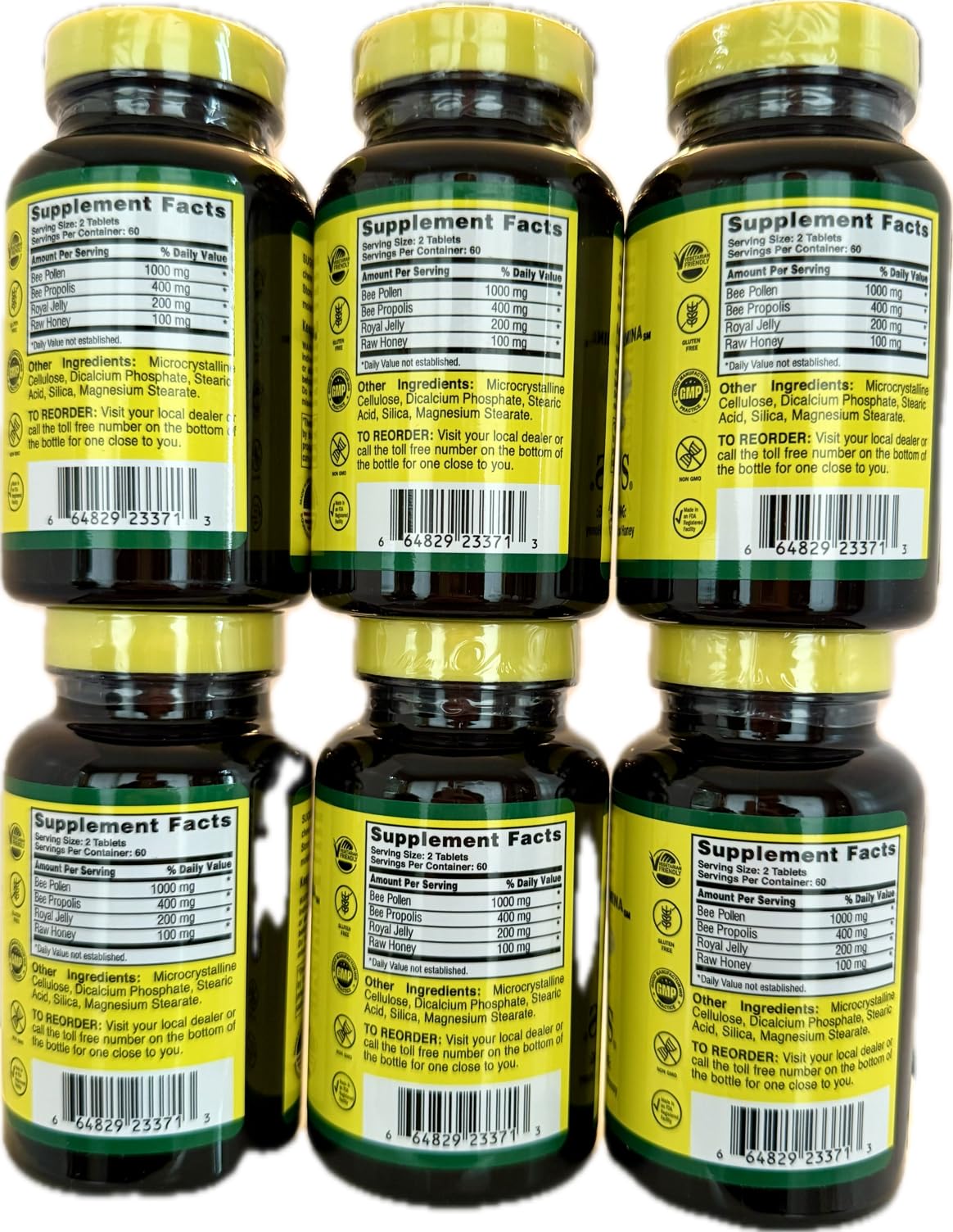 Nature Cure Bee Caps Caplets, 720 Count