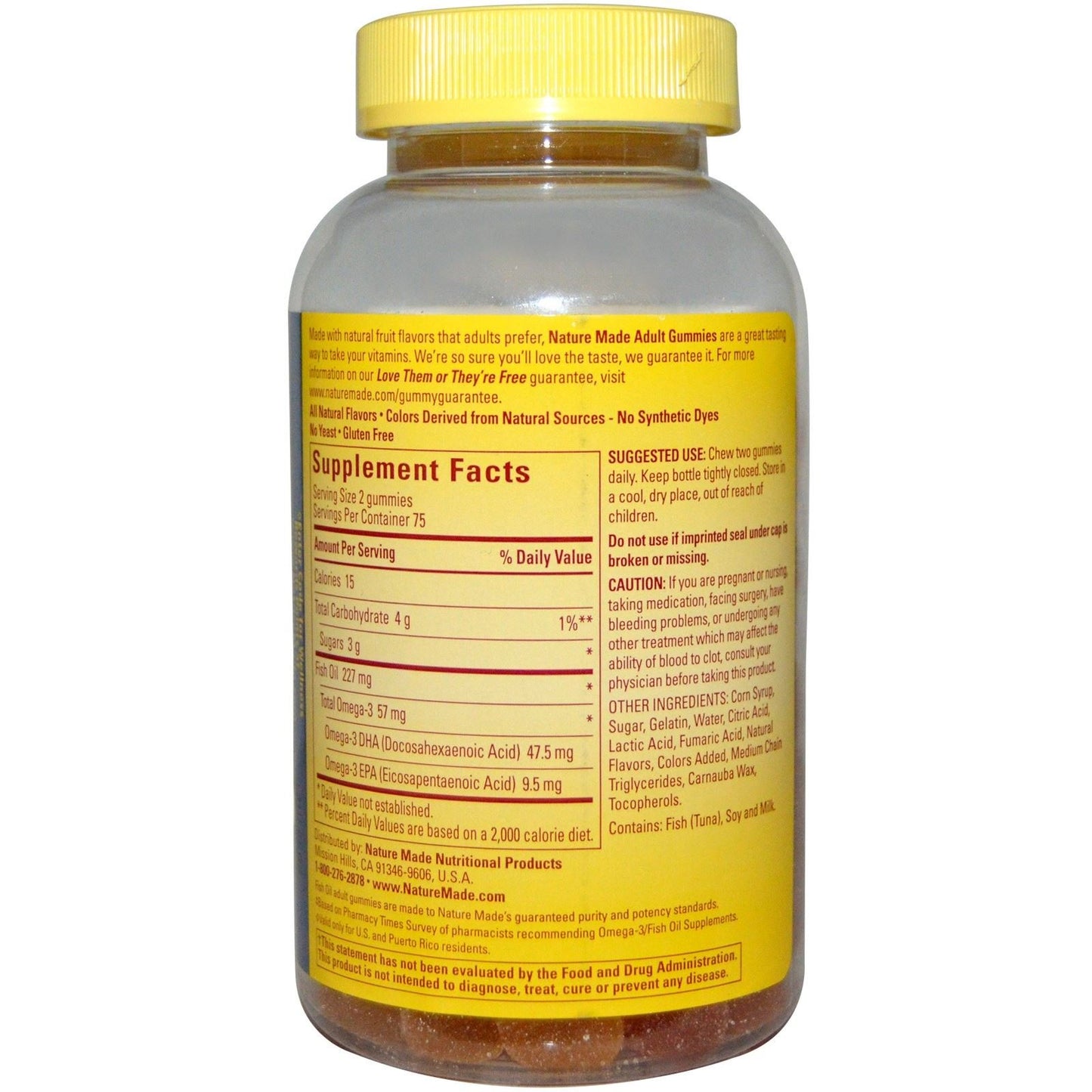 Nature Made Fish Oil Gummies 150 Count