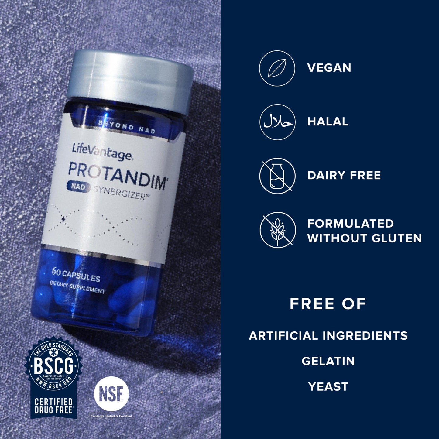LifeVantage Protandim NAD Synergizer 60 Capsules