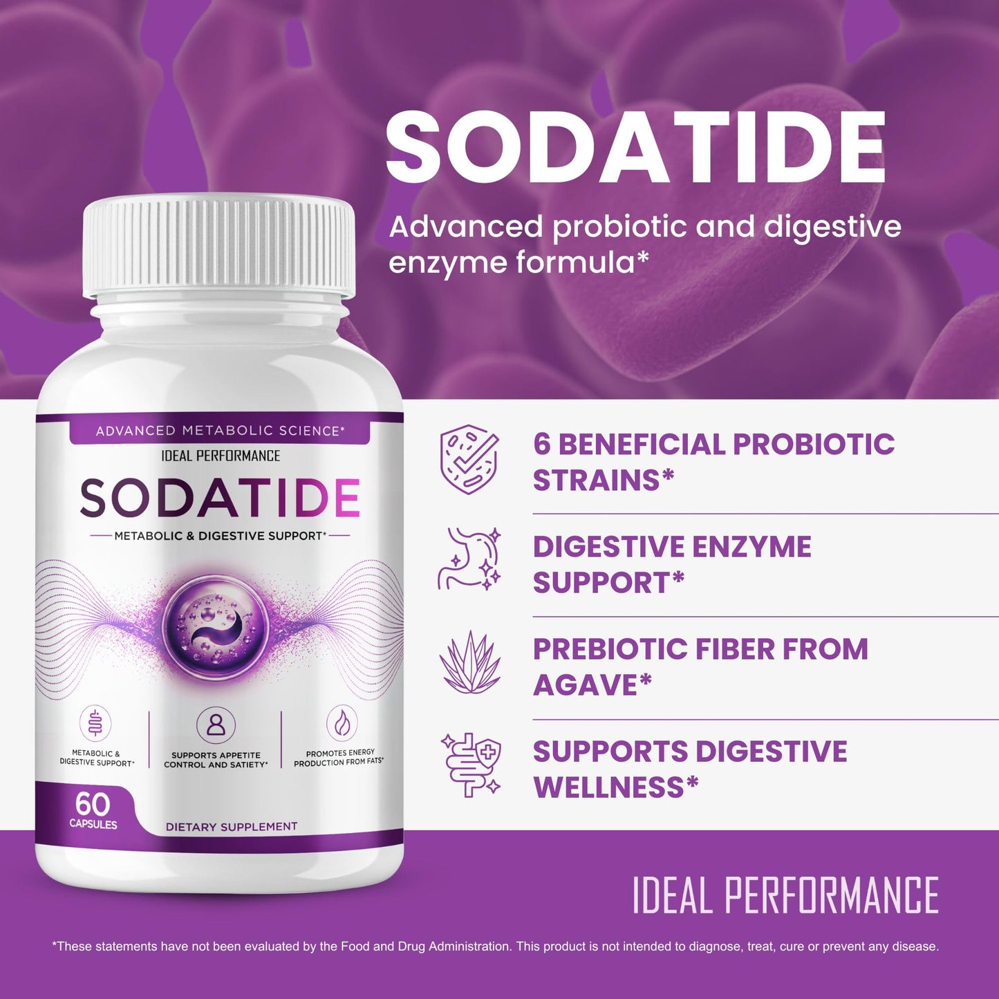 IDEAL PERFORMANCE Sodatide Capsules 120 Count