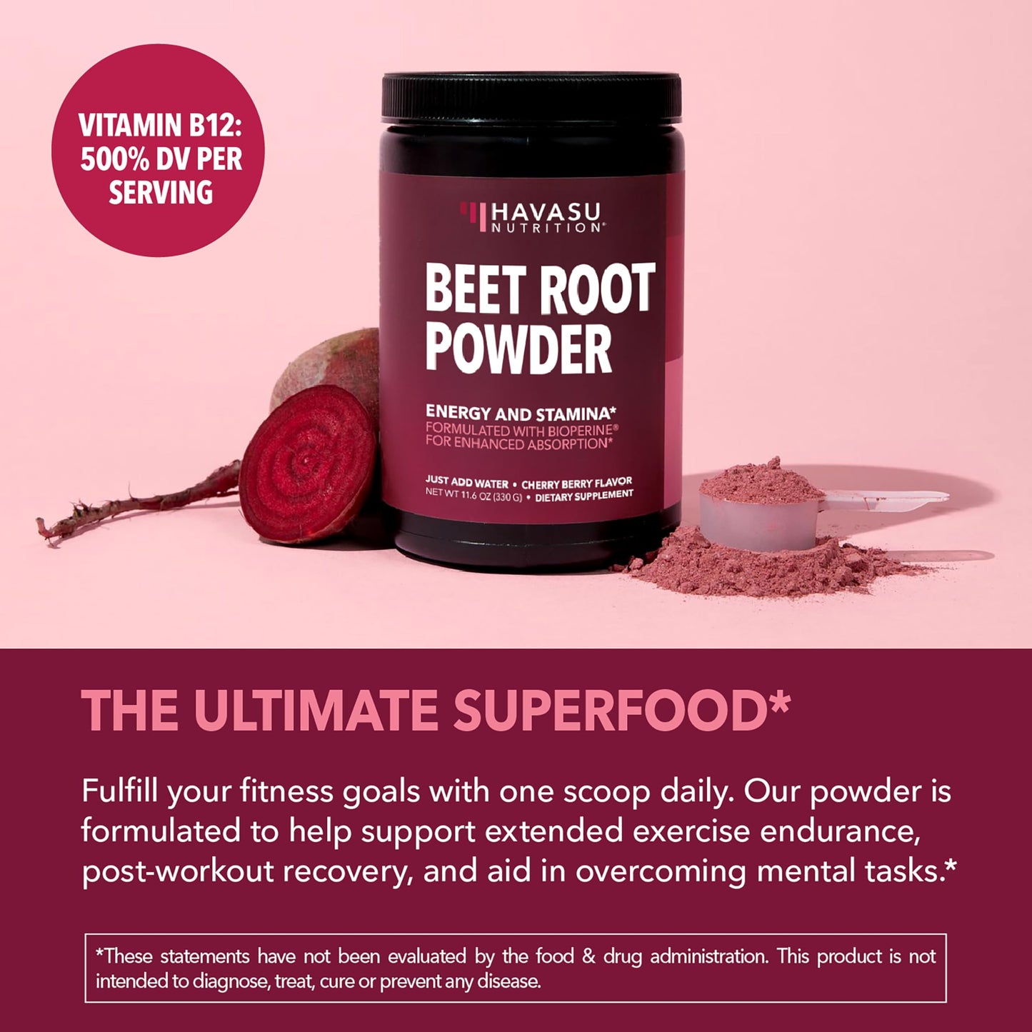 HAVASU NUTRITION Beet Root Powder 11.06 Ounce