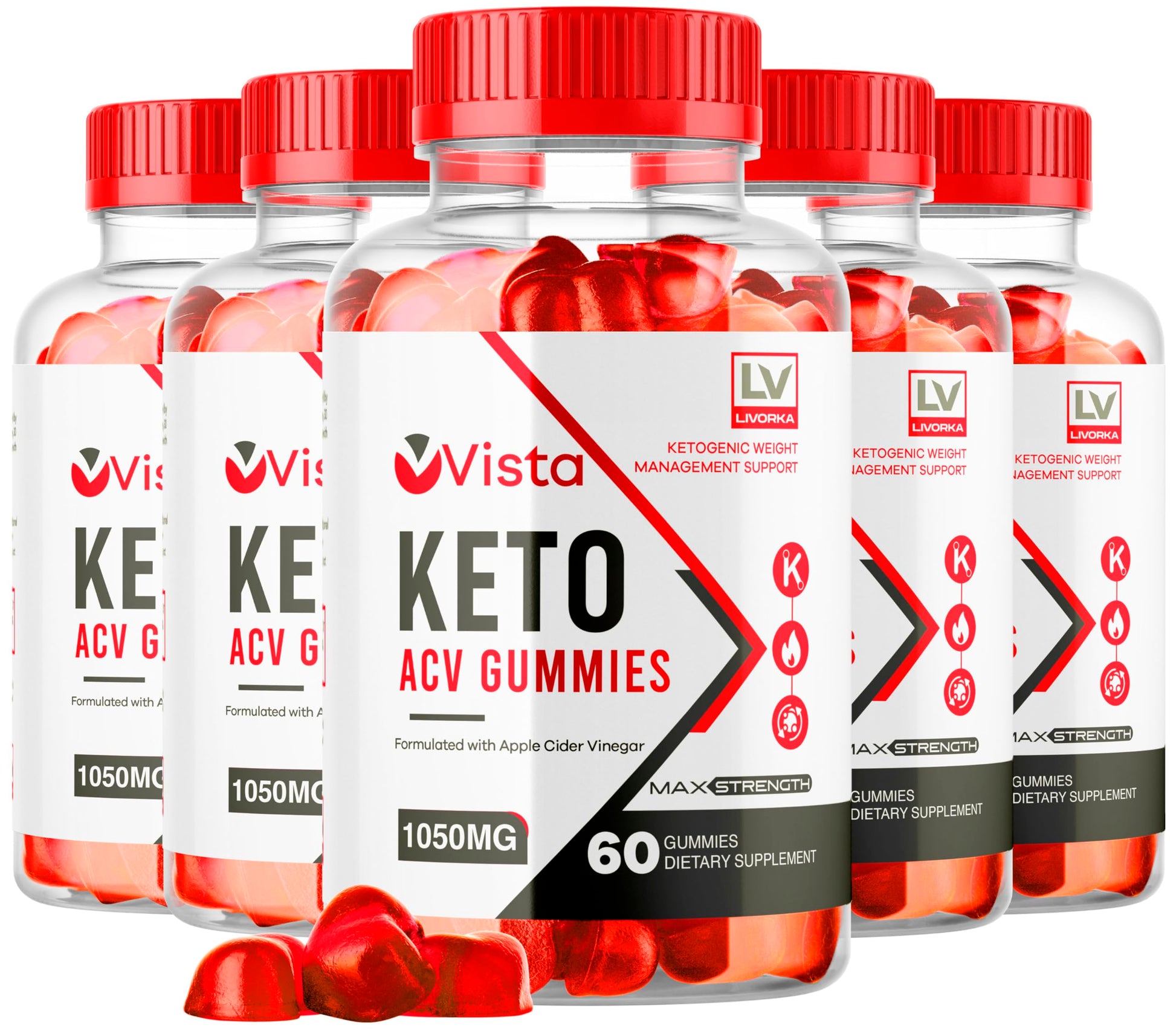 LIVORKA Vista ACV Gummies 300 Gummies