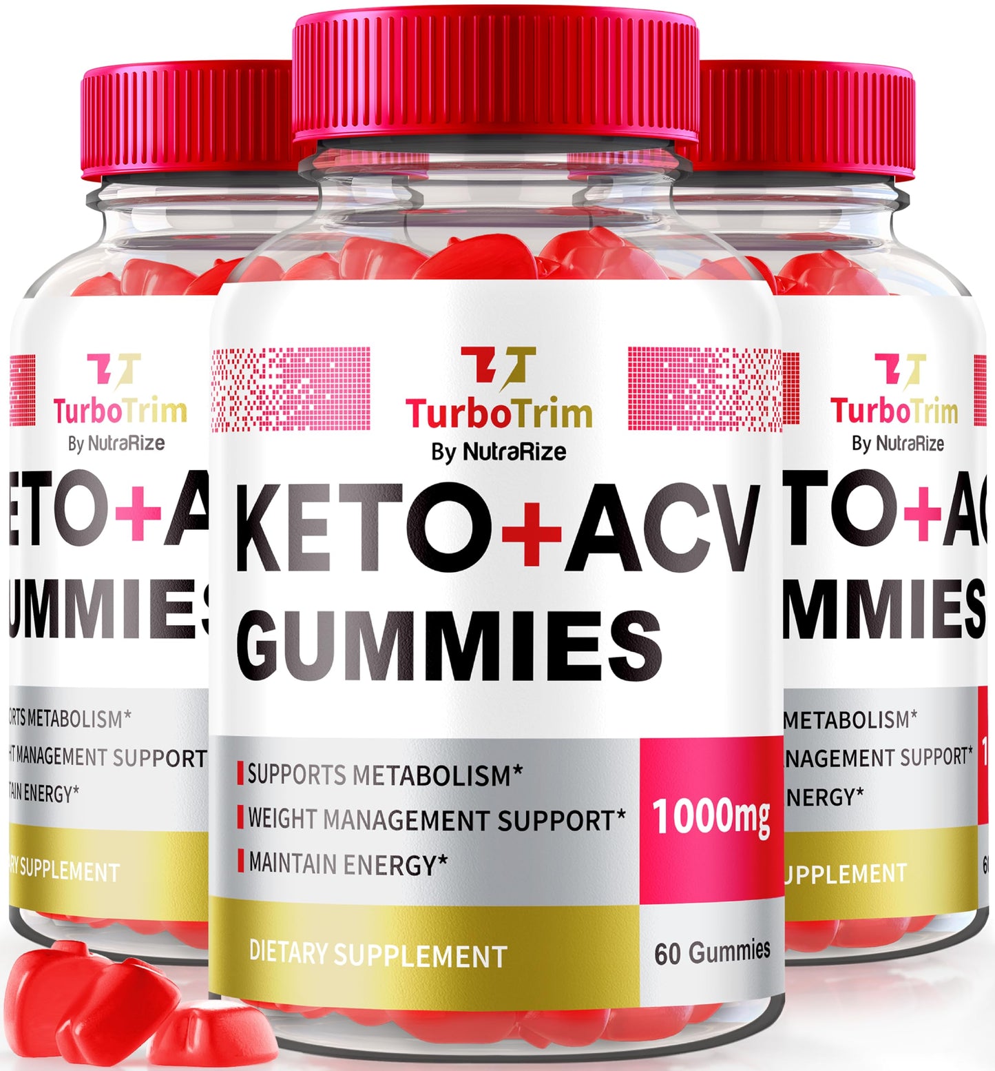 NutraRize TurboTrim Keto+ACV Gummies 180