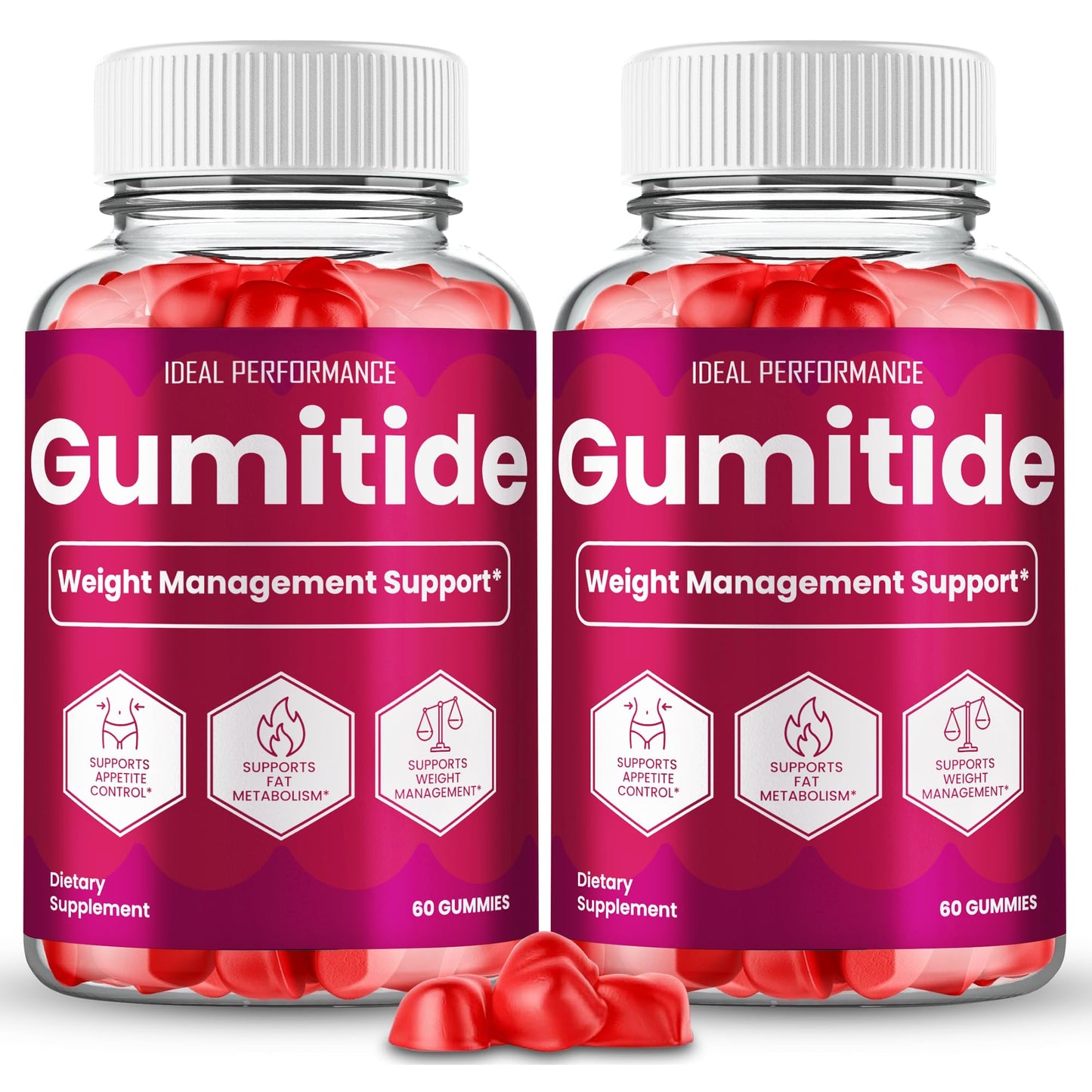 IDEAL PERFORMANCE Gumitide Gummies, 120 Count