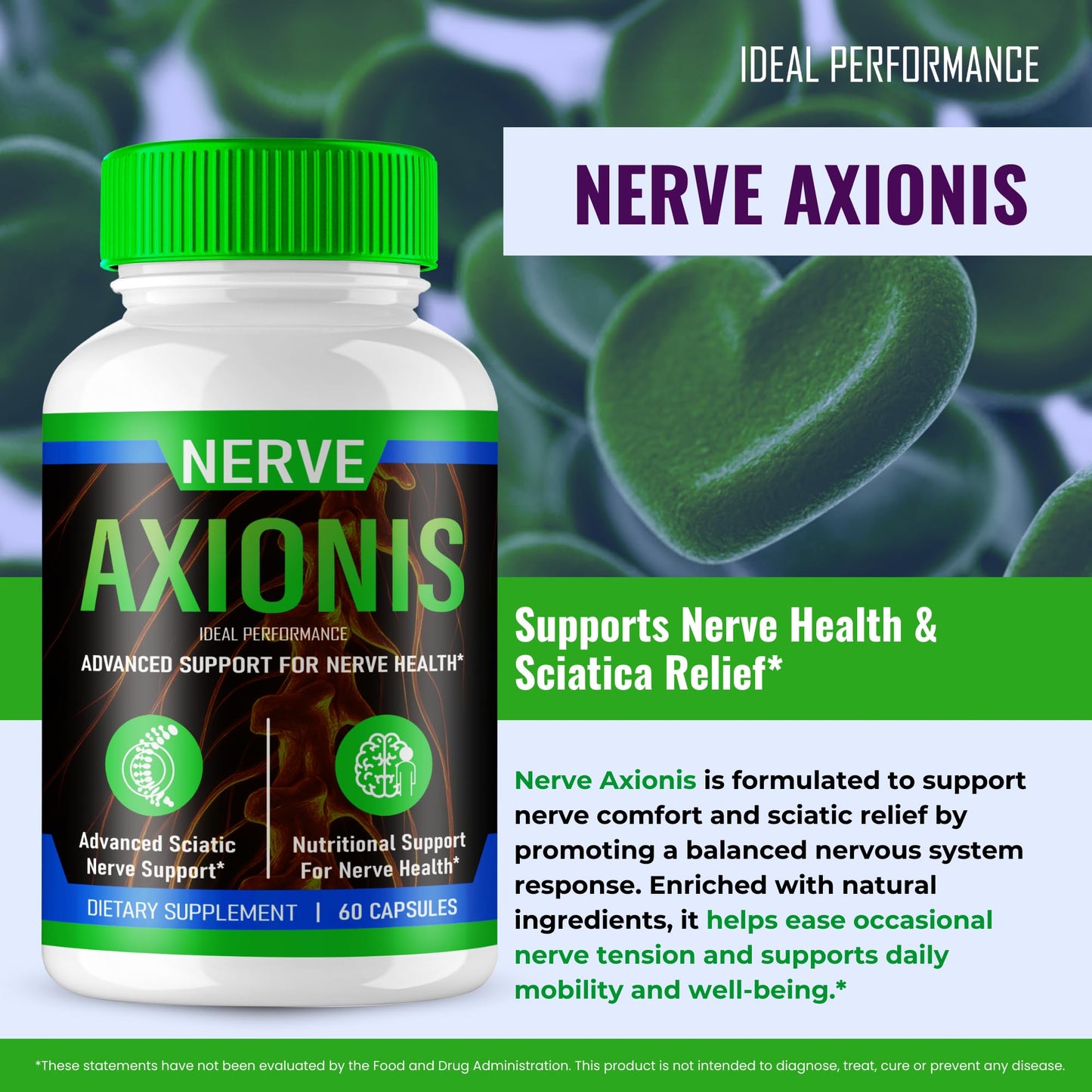 IDEAL PERFORMANCE Nerve Axionis 120 Capsules