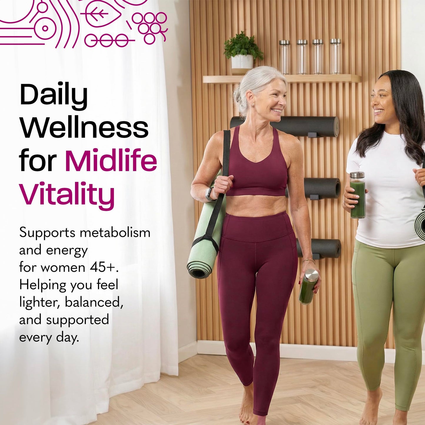 Sunello Super Greens Powder for Women – Metabolism & Weight, Wild Berry, 1 Count