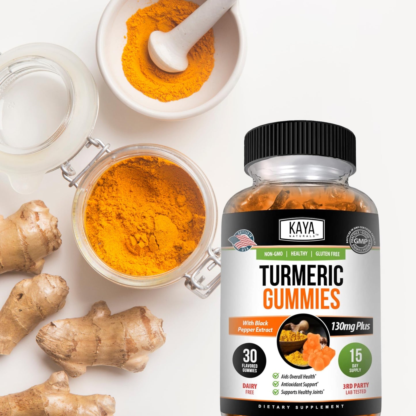 Kaya Naturals Turmeric Curcumin Capsule 30 Count