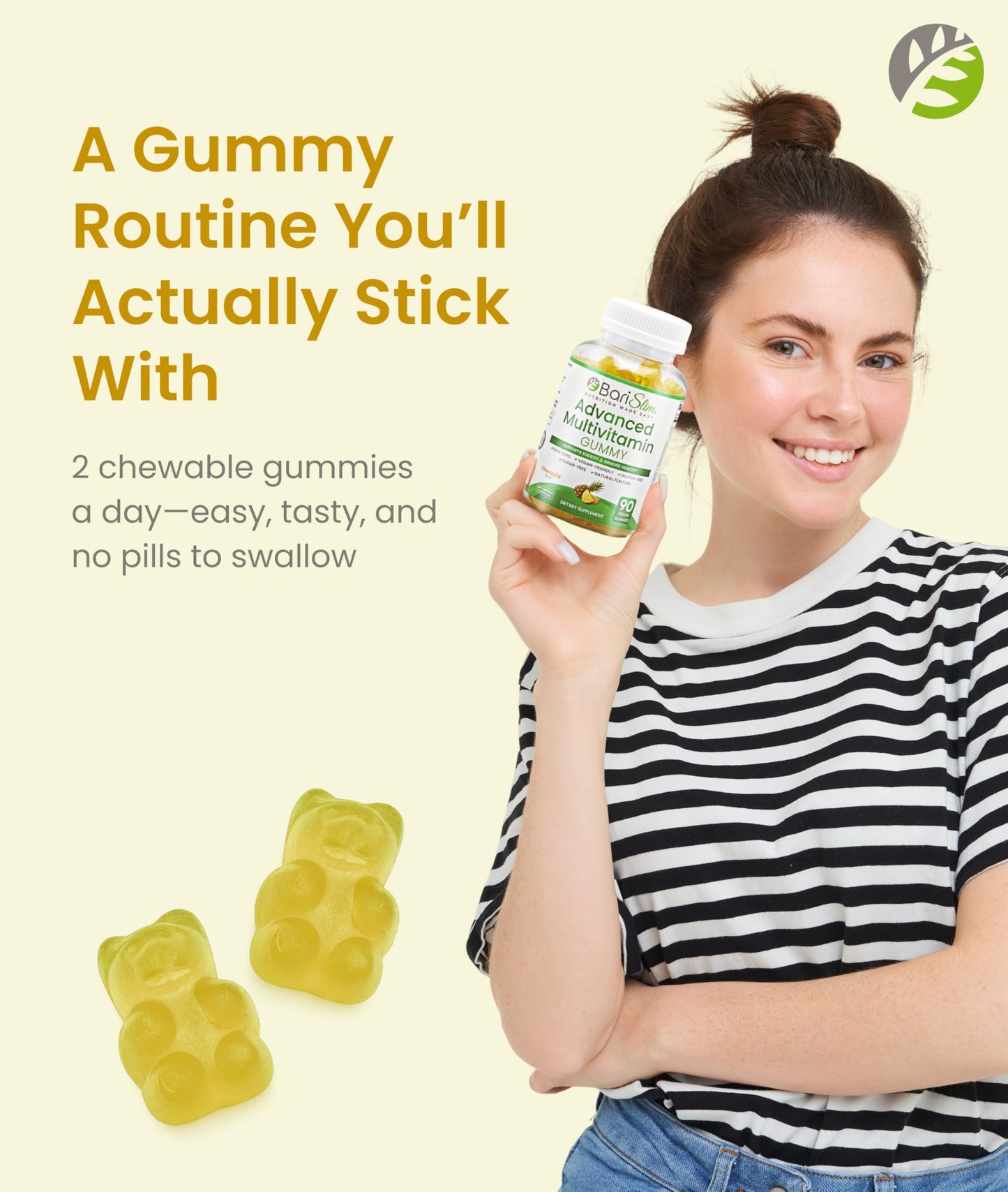 BariSlim Advanced Bariatric Multivitamin Gummies 90 Count