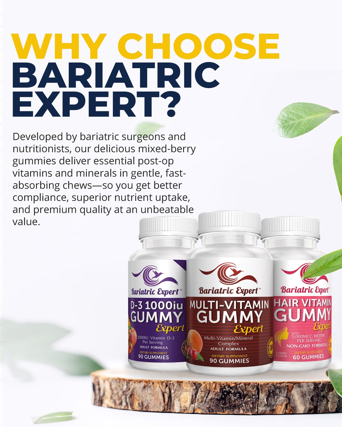 Bariatric Food Expert Bariatric Multivitamin Gummies 90 Chews