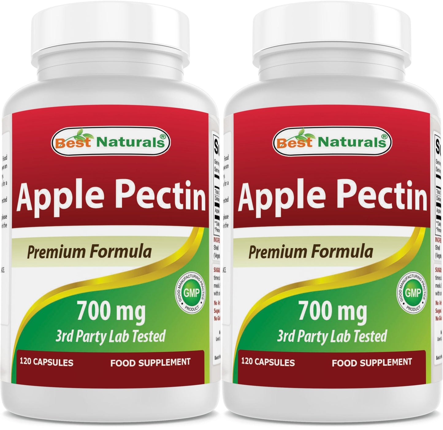 Best Naturals Apple Pectin 700 mg Capsules 240 Count