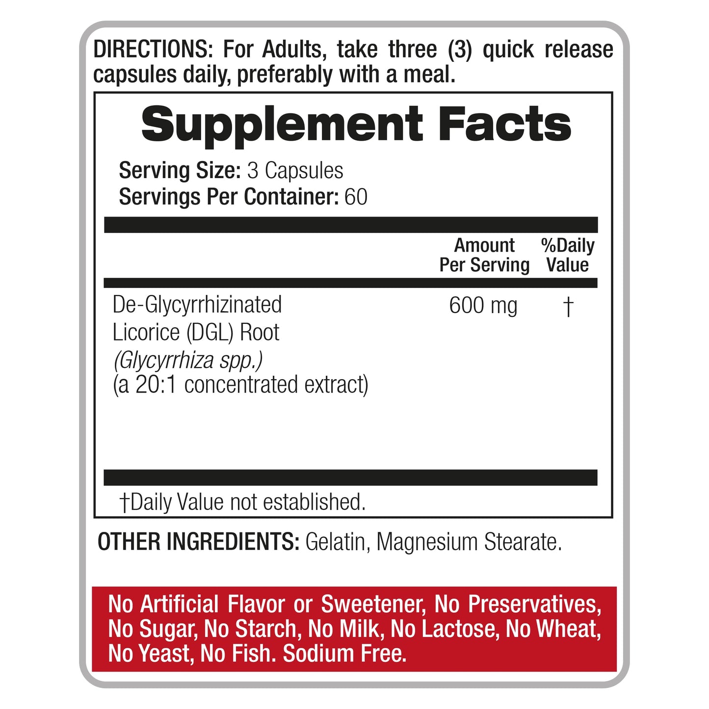 FITO MEDIC'S Licorice Root Capsule, 180 Capsules