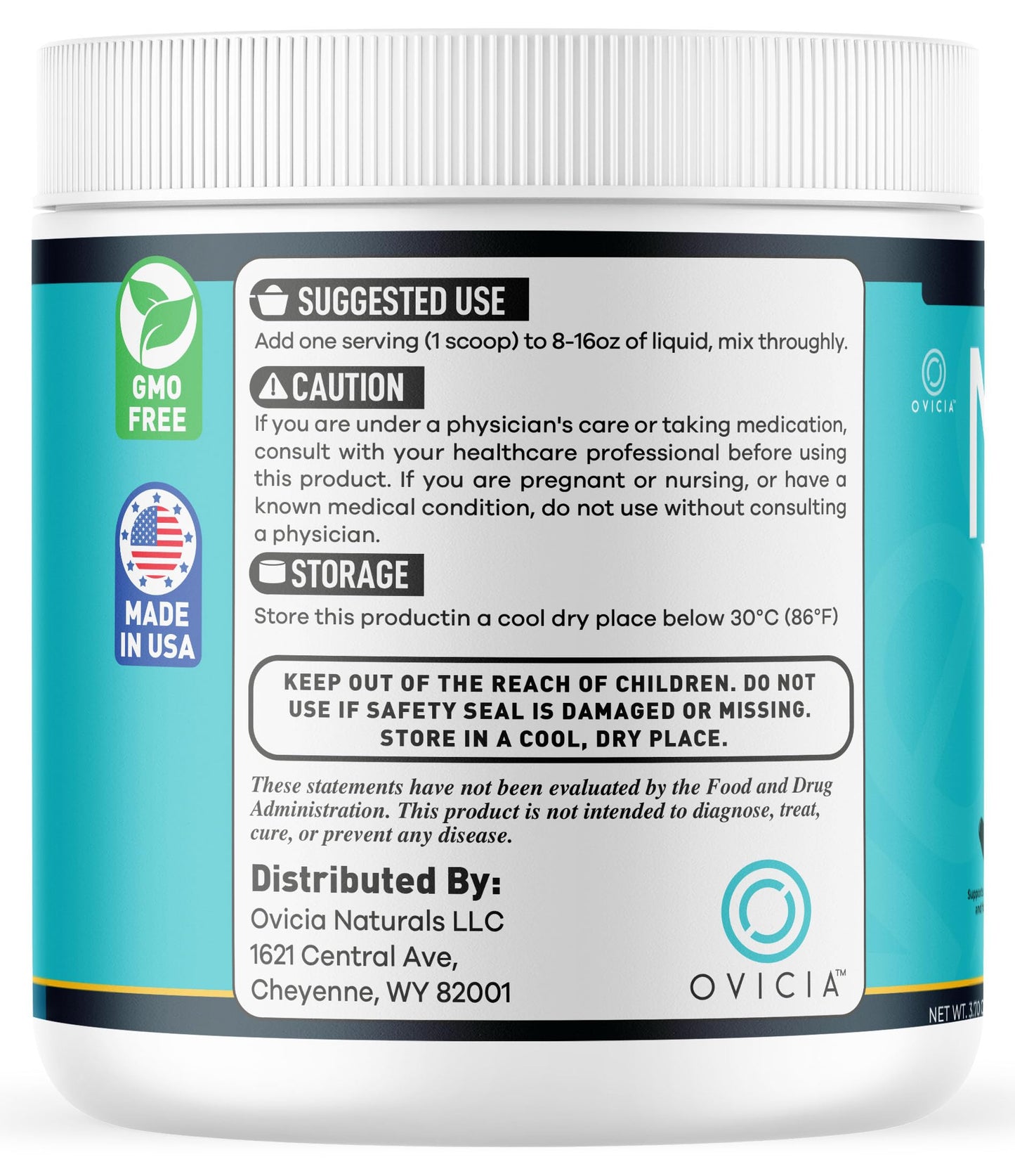 OVICIA Neo Vital Powder 18.5 oz