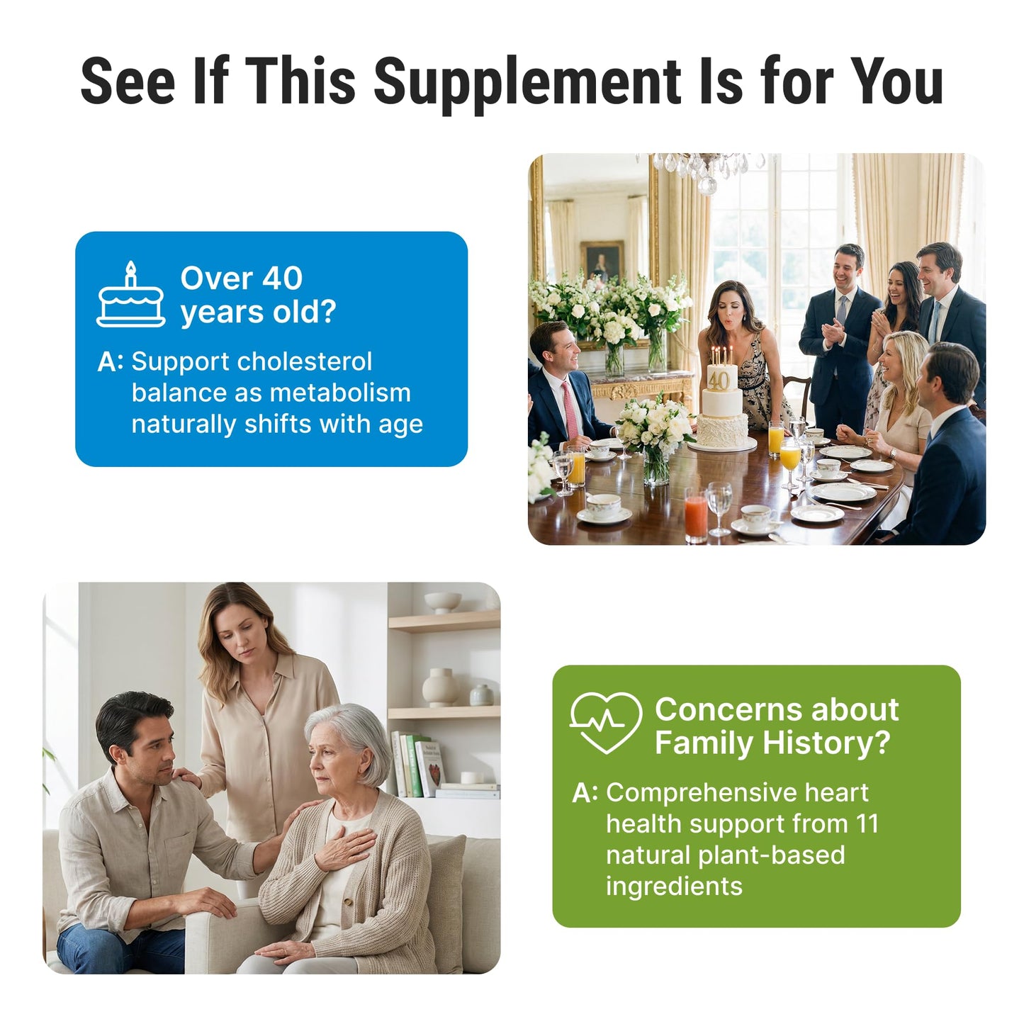 CRYSTAL PEAKS NUTRITION Cholesterol Supplement 60 Capsules
