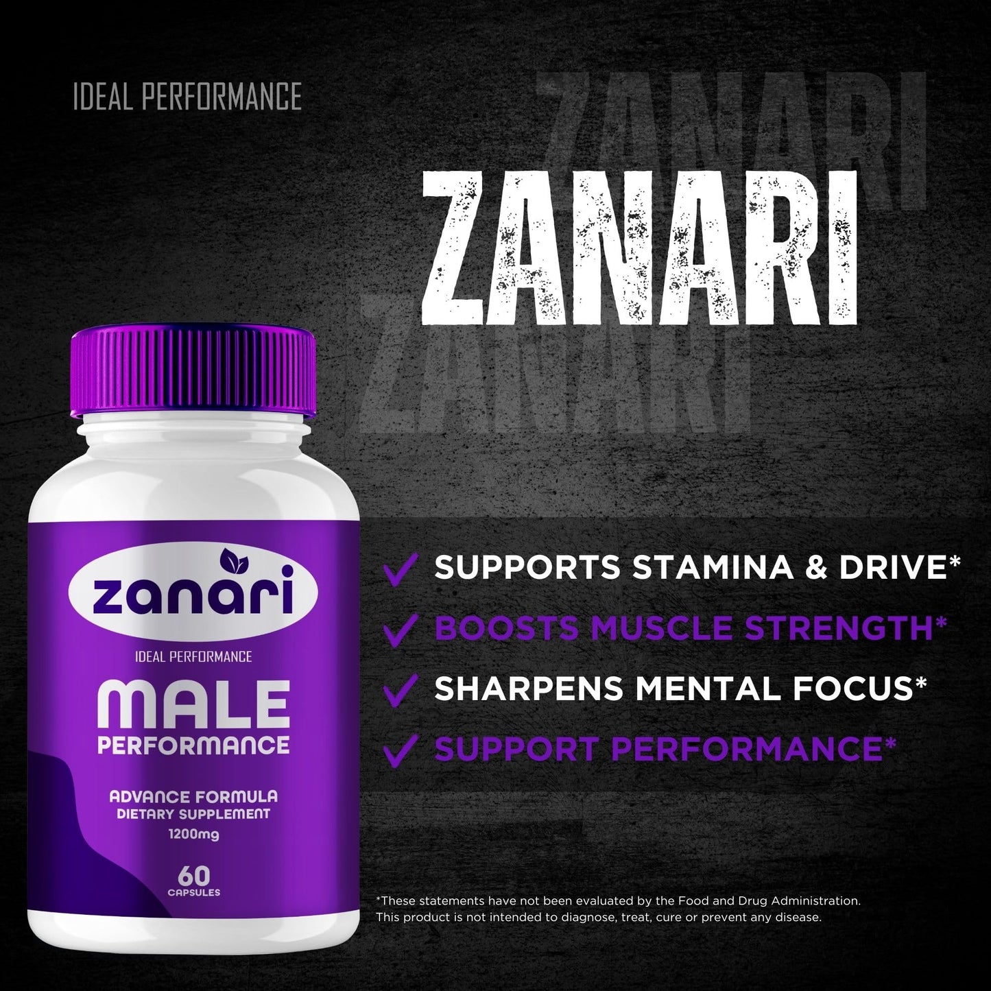 IDEAL PERFORMANCE Zanari Capsules 120 Capsules