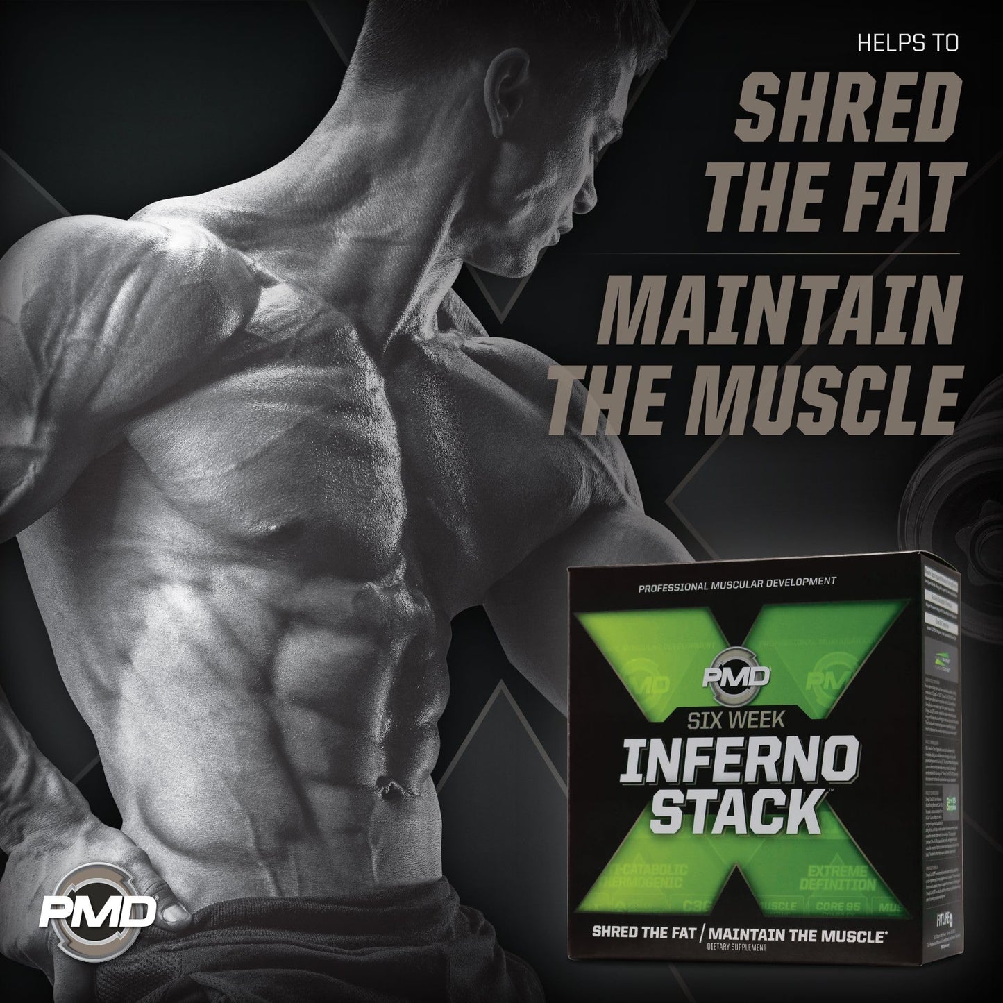 PMD Sports Six Week Inferno Stack Softgel 180 Count