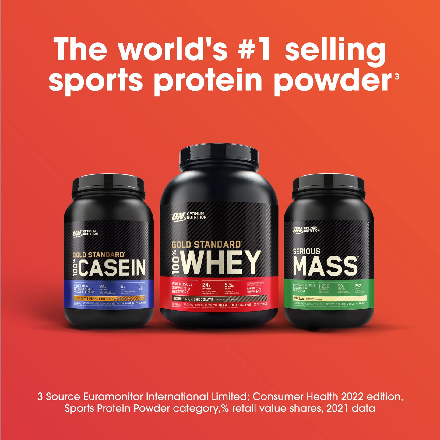 Optimum Nutrition Serious Mass Weight Gainer Protein Powder, 96 Servings
