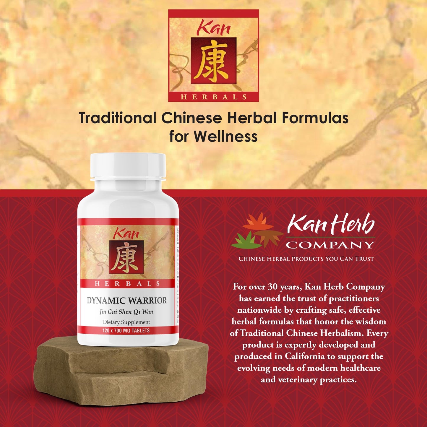 Kan Herbs Dynamic Warrior Tablet, 120